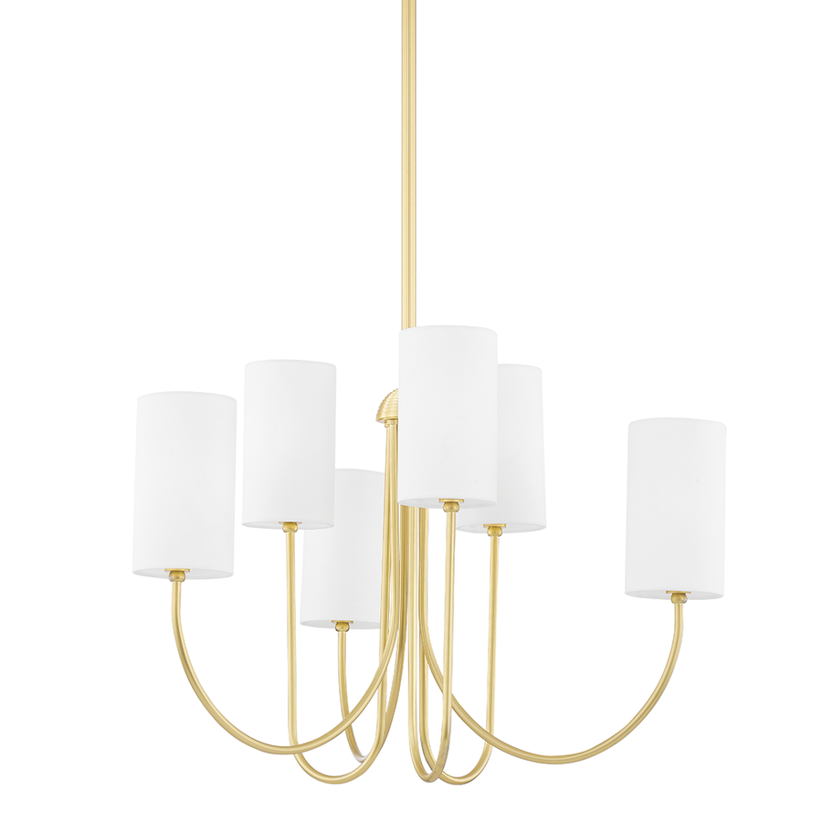 Hudson Valley Lighting Harlem Chandelier — Aged Brass