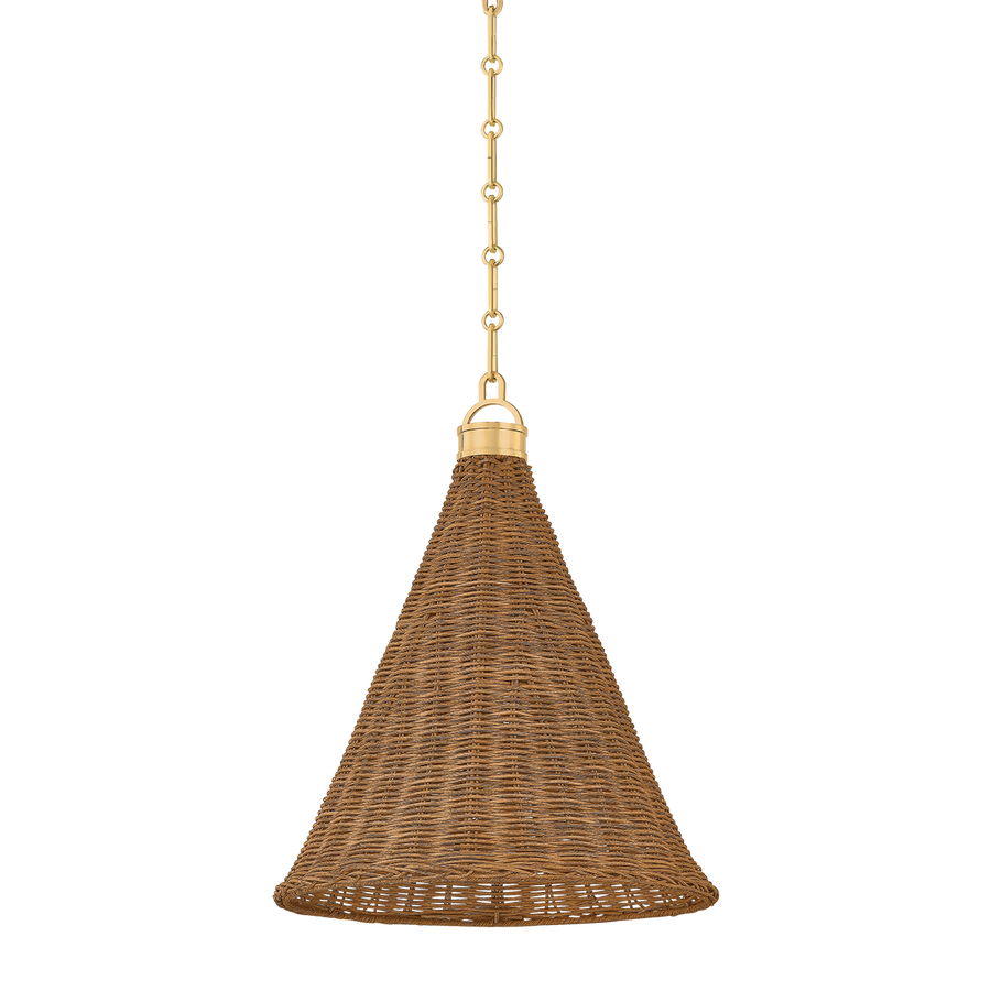 Hudson Valley Lighting Kensington Pendant — Aged Brass