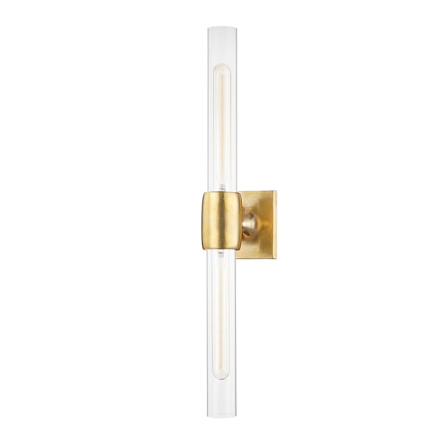 Hudson Valley Lighting Hogan Wall Sconce — Aged Brass