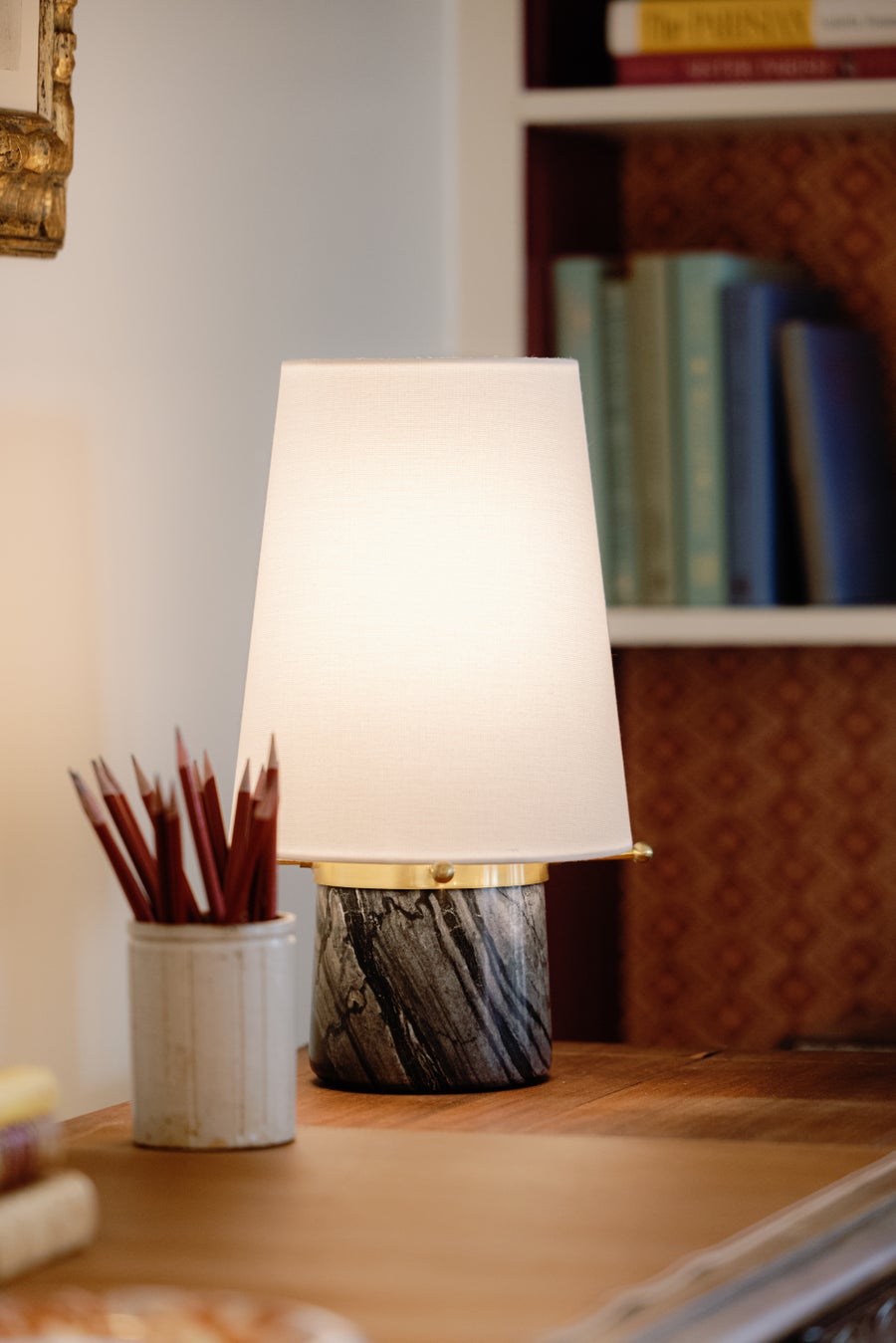 Hudson Valley Lighting CENTRAL VALLEY Rechargeable Table Lamp — Aged Brass