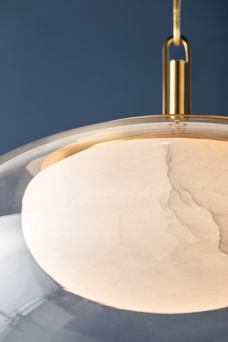 Hudson Valley Lighting MOORE Pendant — Aged Brass