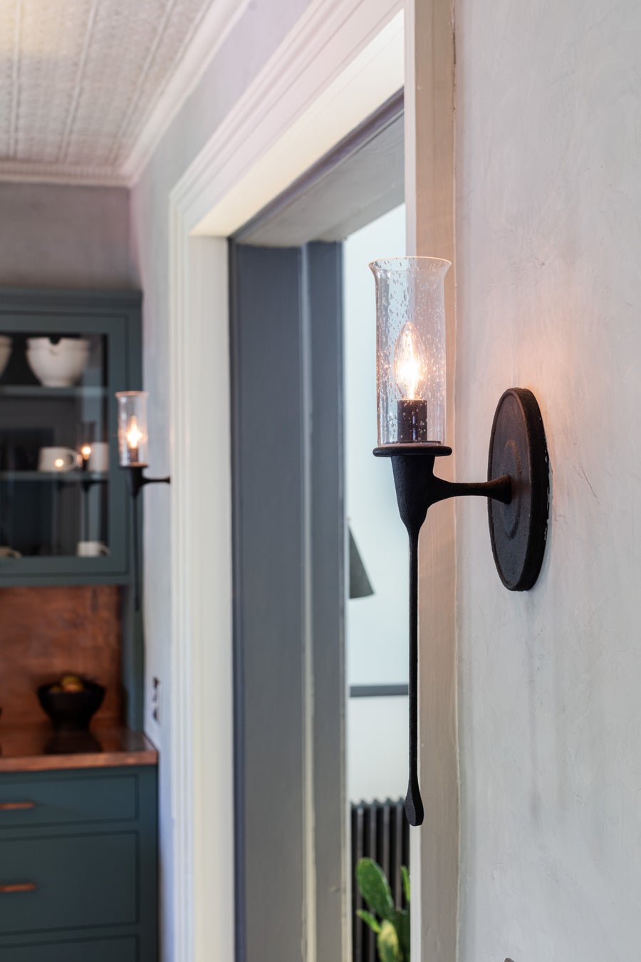 Hudson Valley Lighting Chisel Wall Sconce — Black Iron