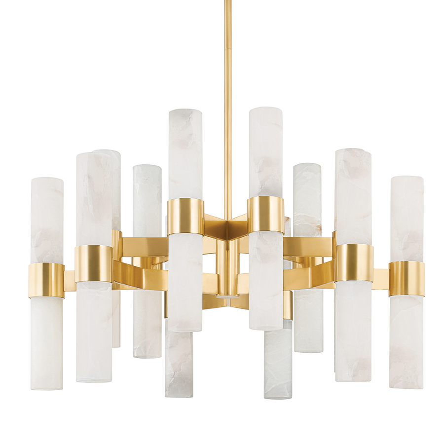 Hudson Valley Lighting STOWE Chandelier — Aged Brass
