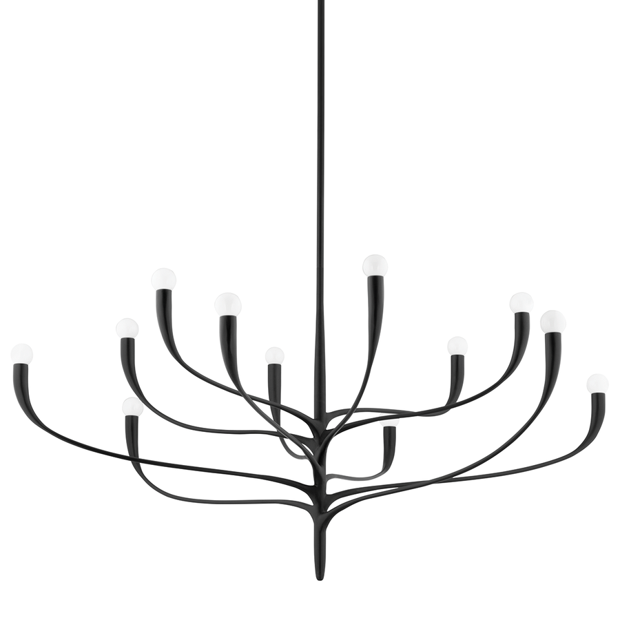 Hudson Valley Lighting Labra Chandelier — Aged Iron