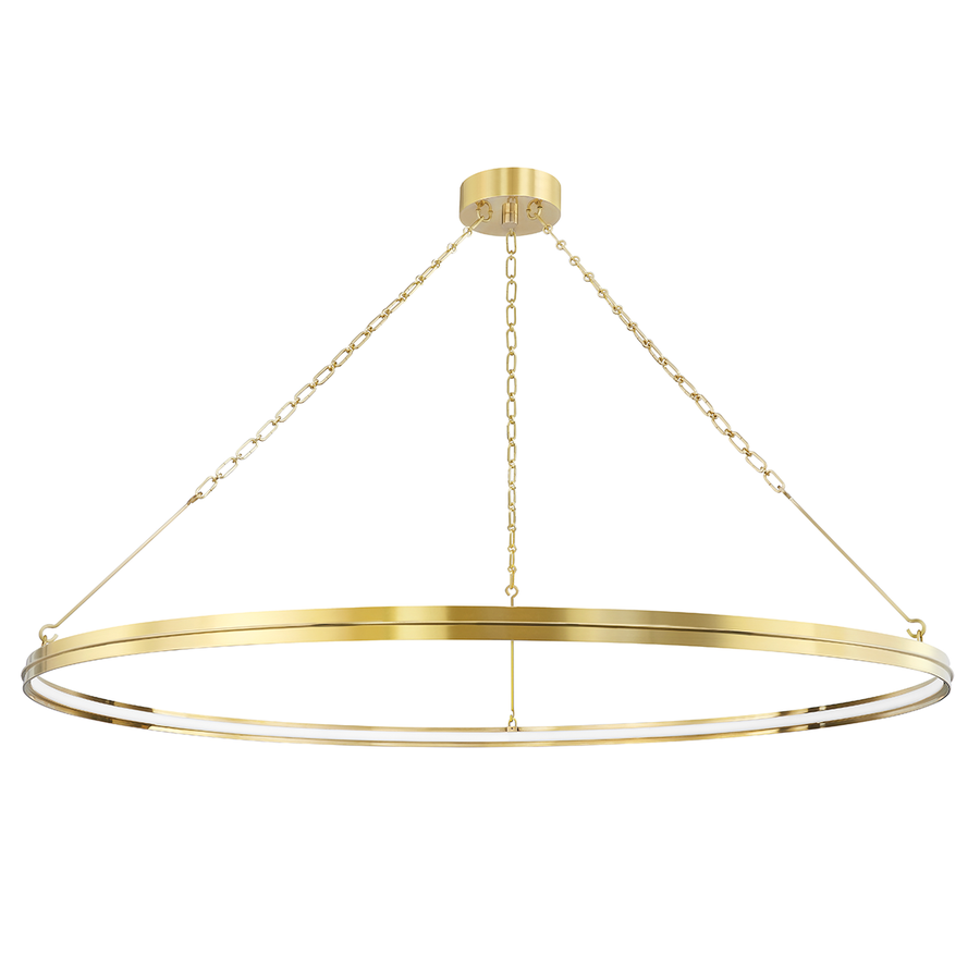 Hudson Valley Lighting Rosendale Chandelier — Aged Brass
