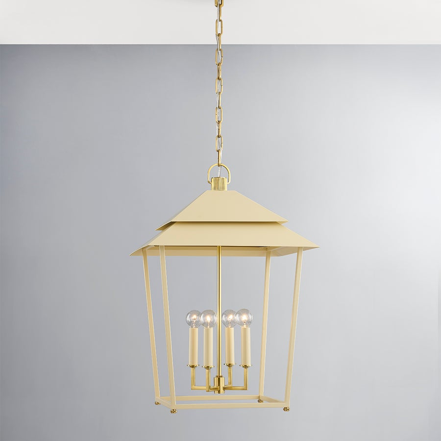 Hudson Valley Lighting Natick Lantern — 5127-AGB/SSD