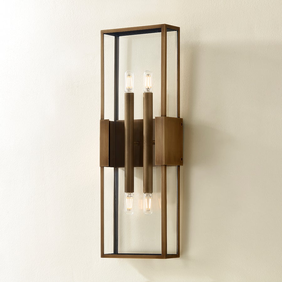 Troy Lighting Santa Clara Exterior Wall Sconce — B2924-PBR