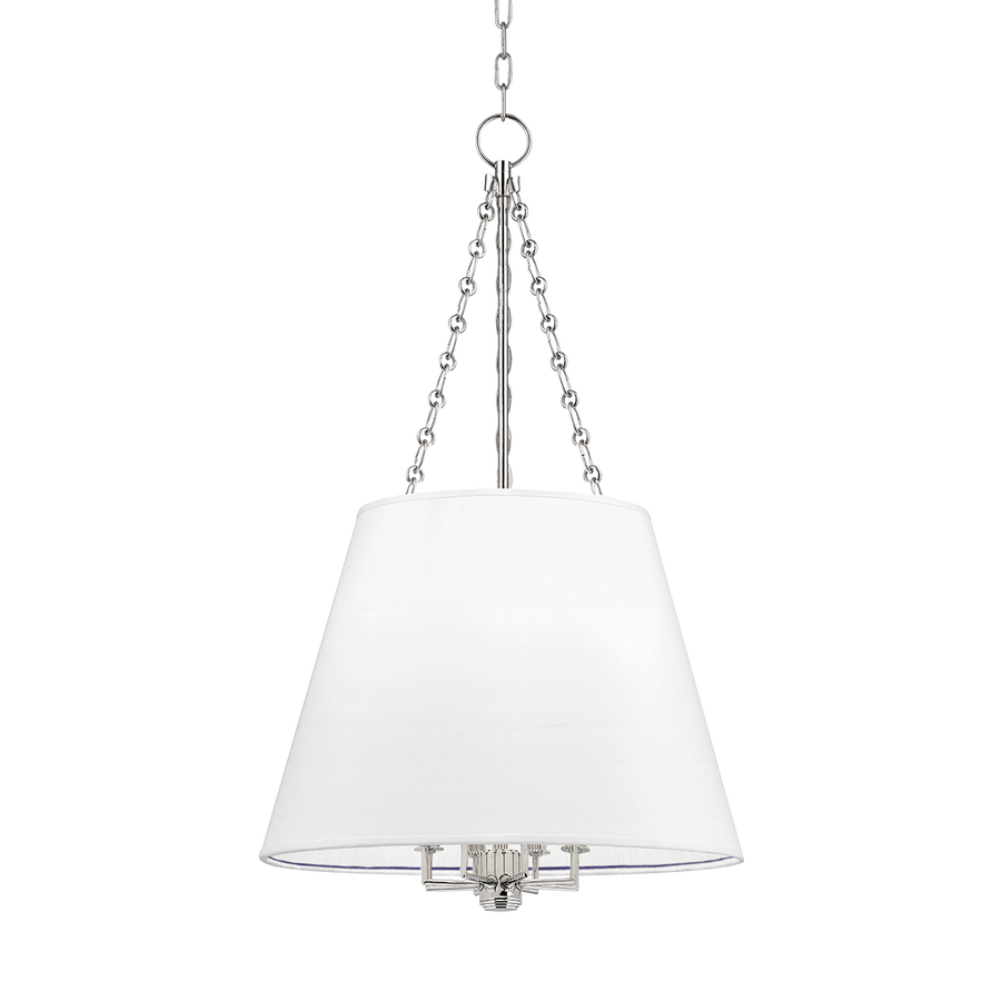 Hudson Valley Lighting Burdett Pendant — Polished Nickel