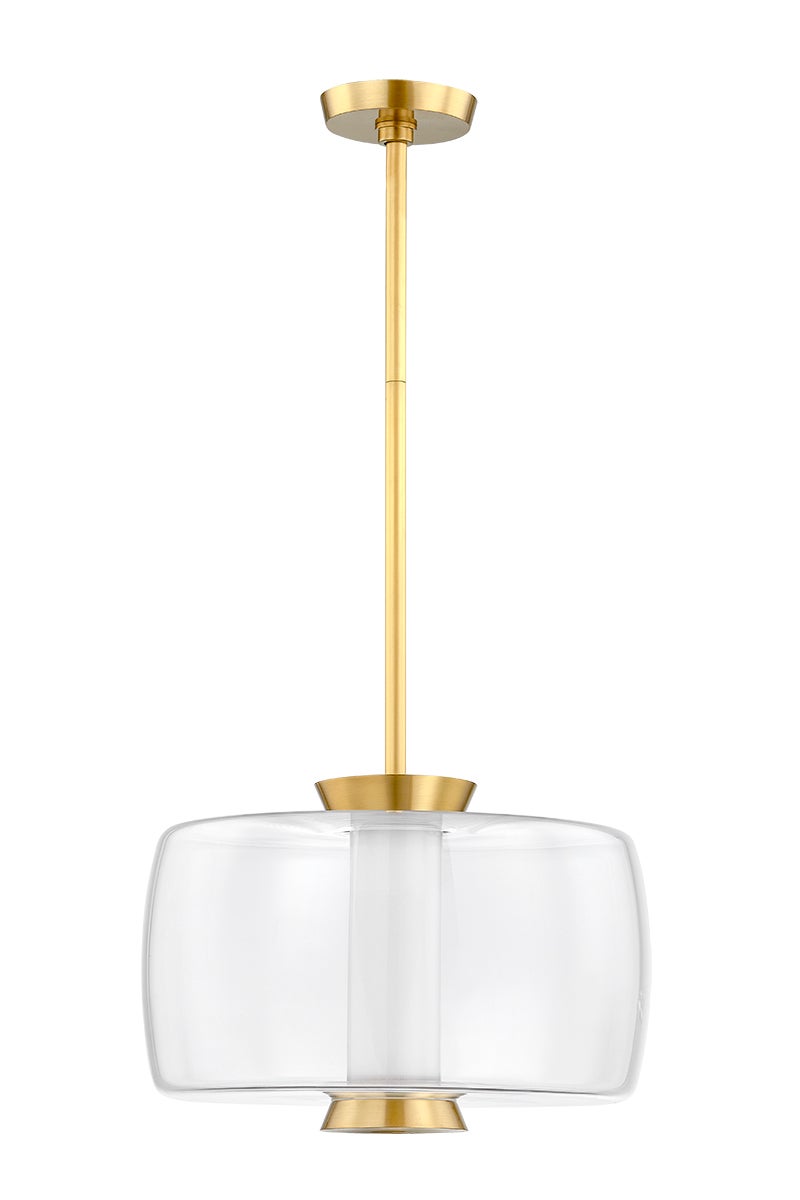 Hudson Valley Lighting BEAU Pendant — Aged Brass