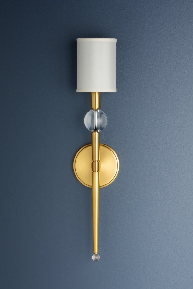 Hudson Valley Lighting Rockland Wall Sconce — Aged Brass