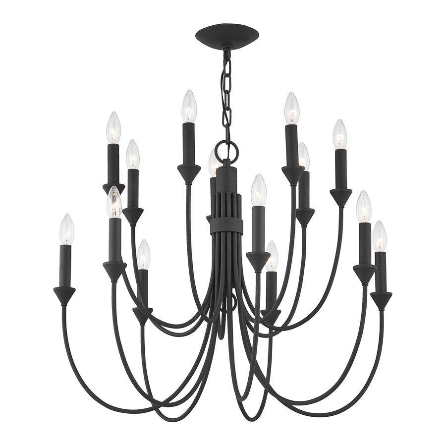 Troy Lighting Cate Chandelier — F1014-FOR