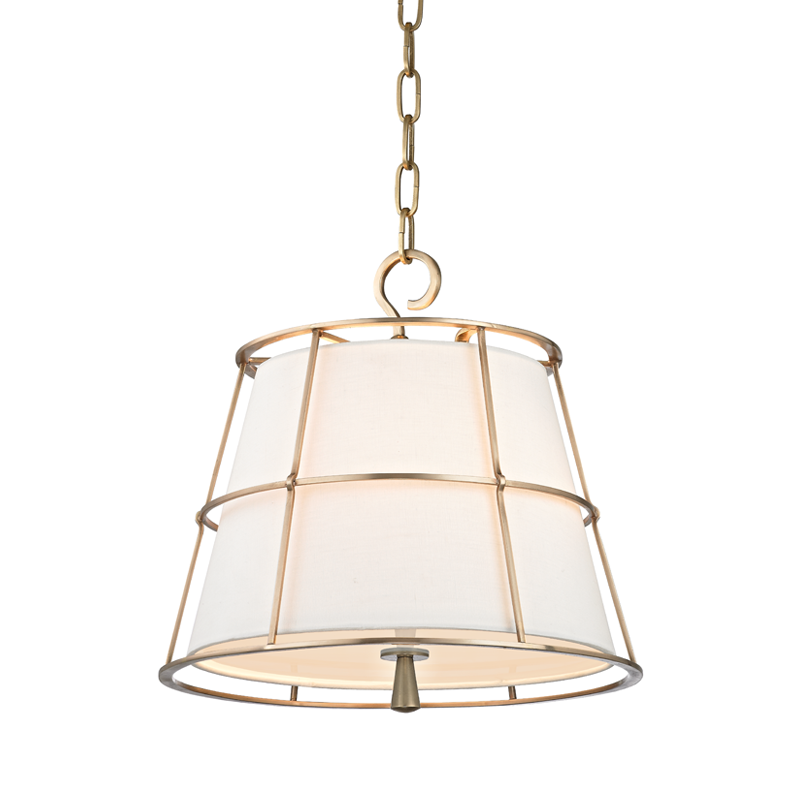 Hudson Valley Lighting Savona Pendant — Aged Brass