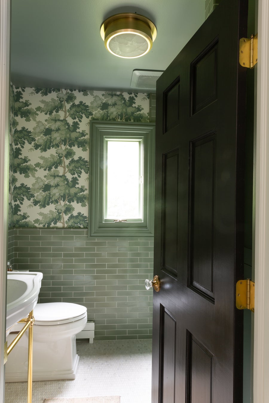 Hudson Valley Lighting Greenport Flush Mount — Aged Brass