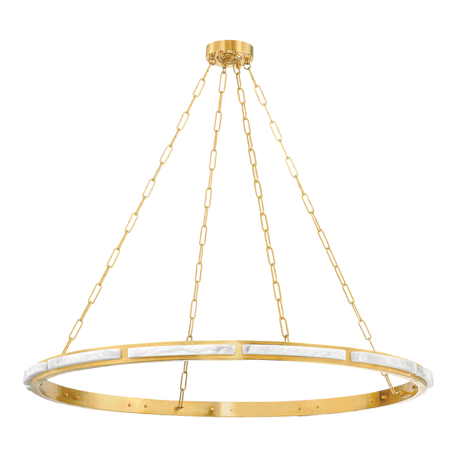 Hudson Valley Lighting WINGATE Chandelier — Aged Brass