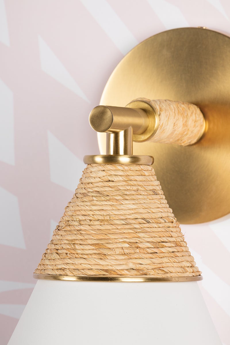 Mitzi Mica Wall Sconce — H709101-AGB/TWH