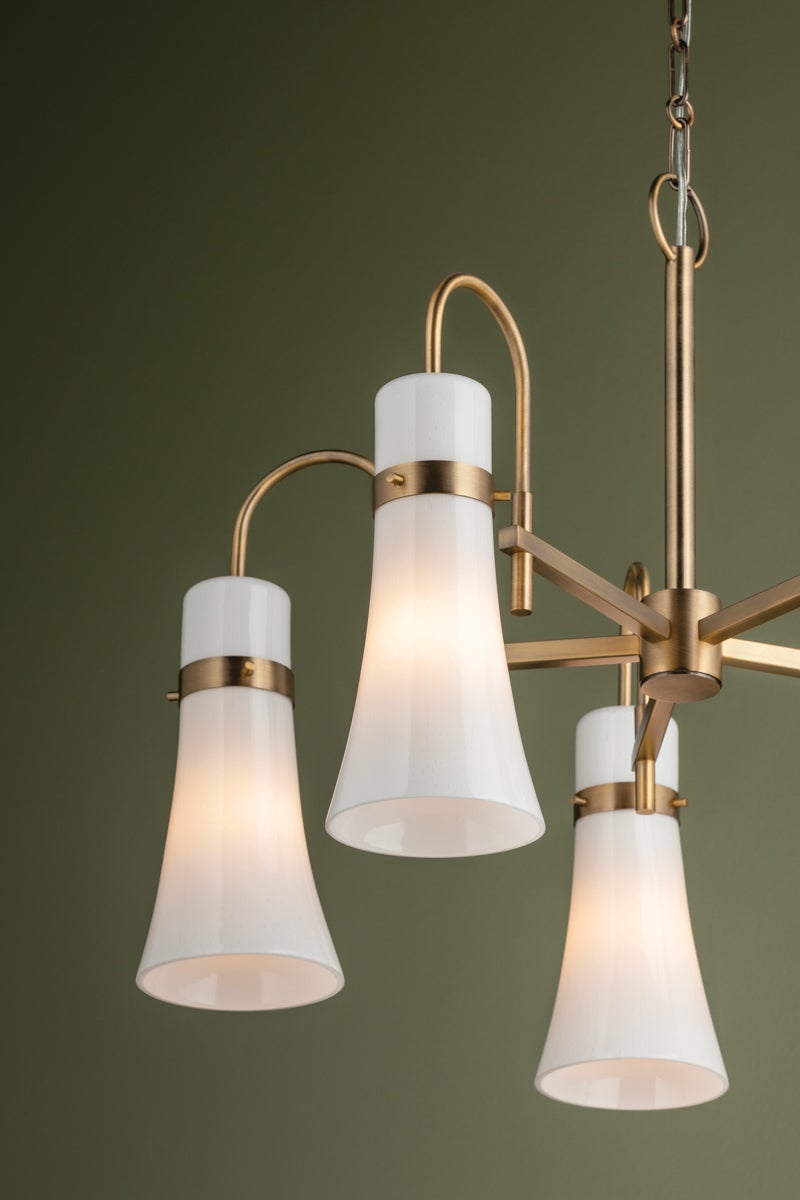 Troy Lighting MAPLE Chandelier — F3427-PBR