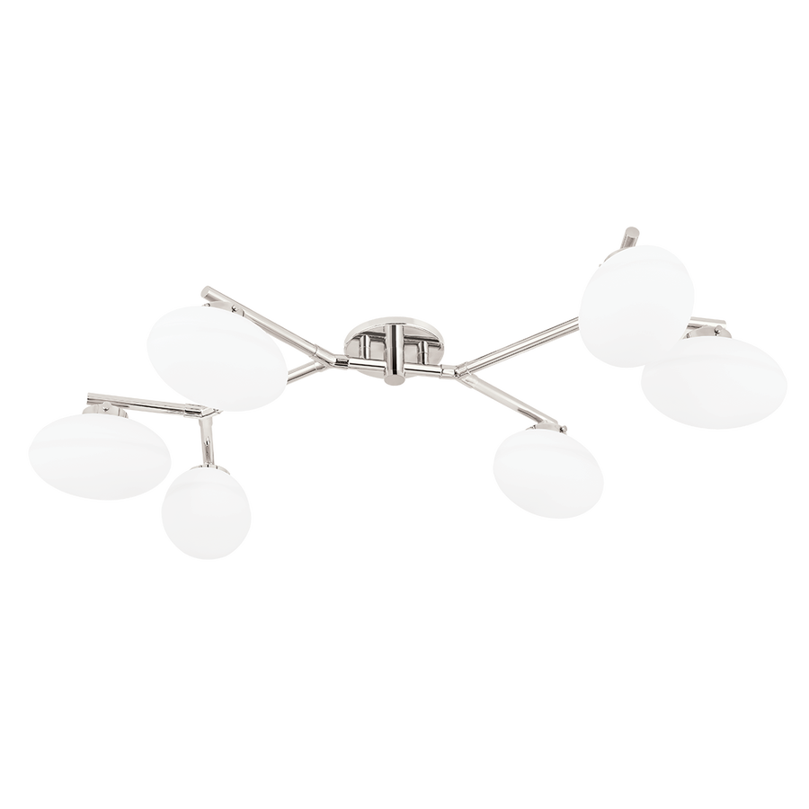 Hudson Valley Lighting Wagner Semi Flush — Polished Nickel