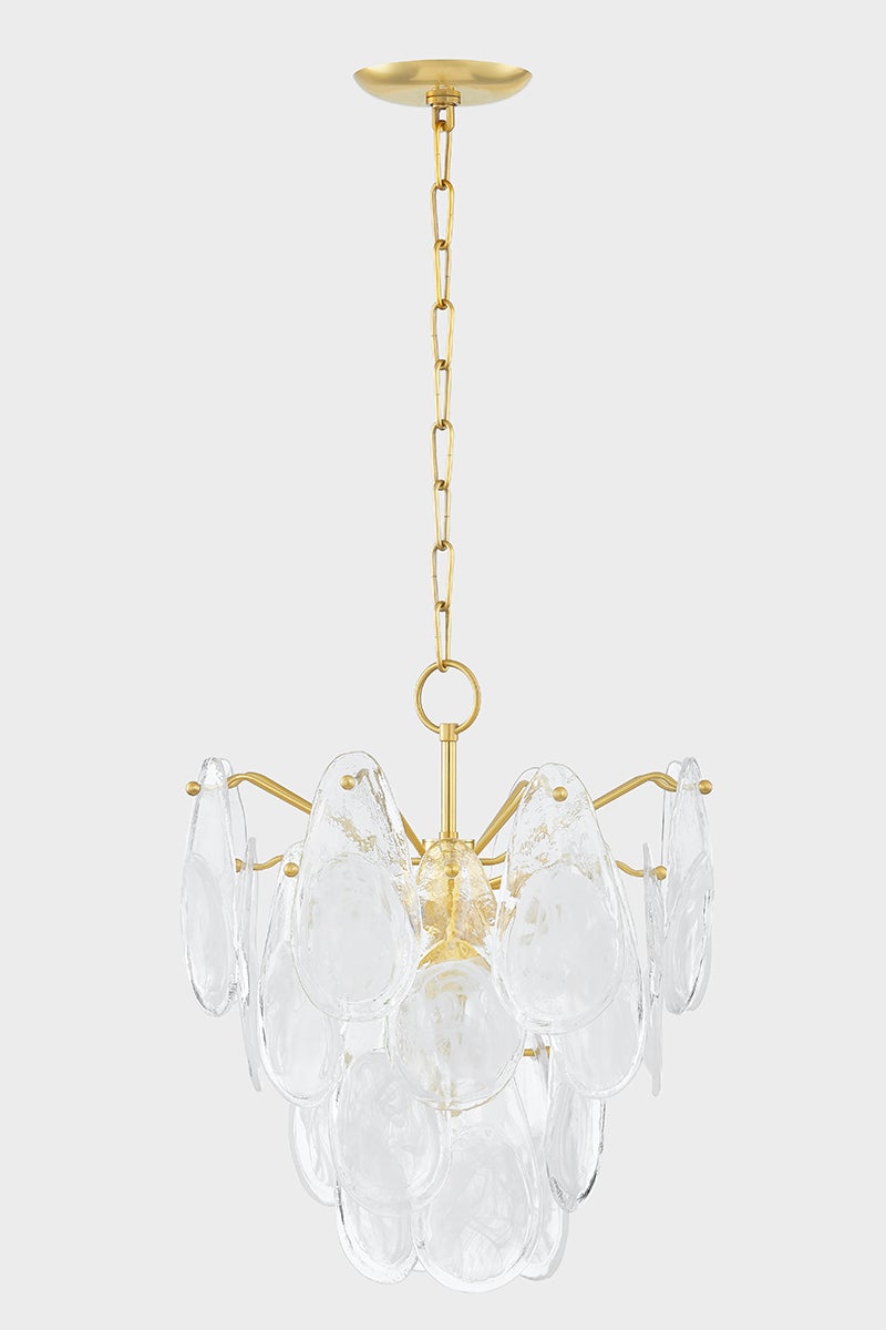 Hudson Valley Lighting DARCIA Chandelier — Aged Brass