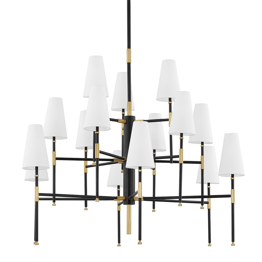 Hudson Valley Lighting Bowery Chandelier — 3748-AOB