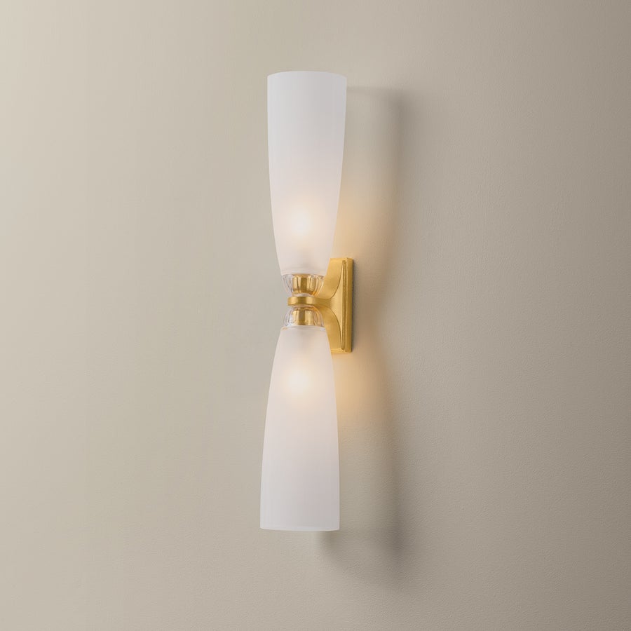 Hudson Valley Lighting Ravenswood Wall Sconce — Vintage Gold Leaf