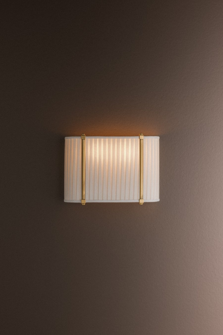 Hudson Valley Lighting Cornell Wall Sconce — Aged Brass
