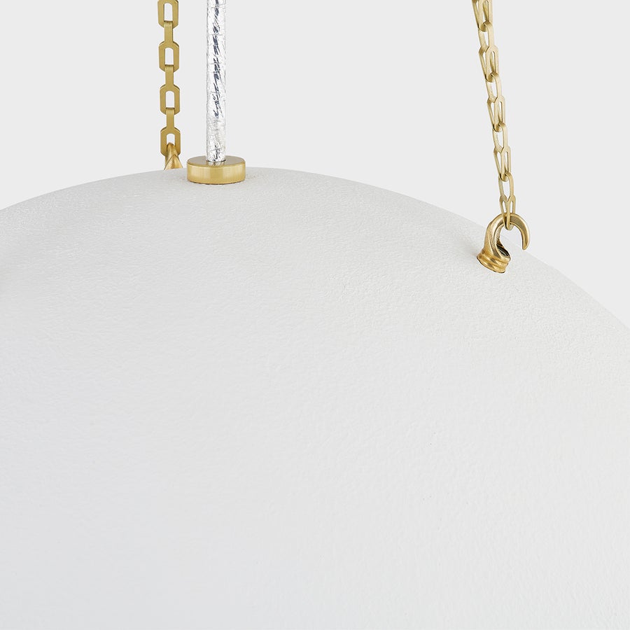 Hudson Valley Lighting CHISWICK Pendant — MDS1100-AGB/WP