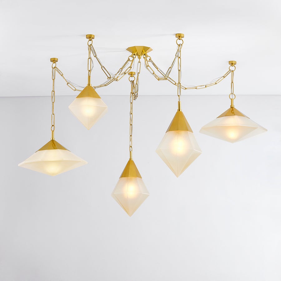 Corbett Lighting ANGELIQUE Chandelier — 383-59-VPB