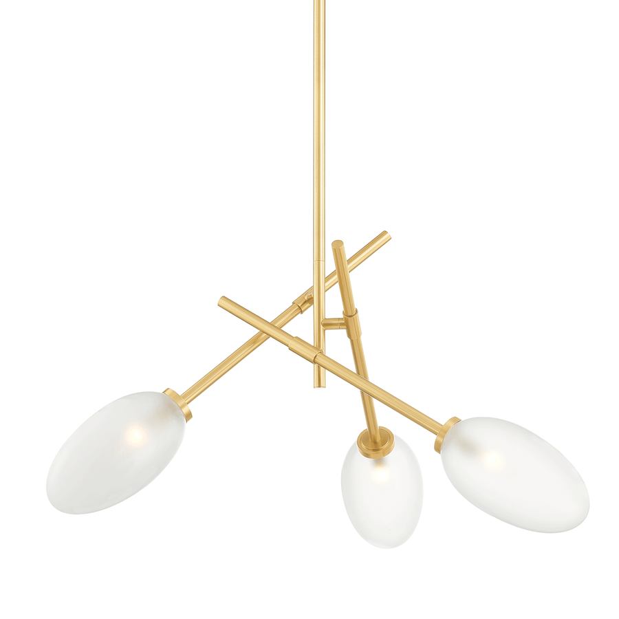 Hudson Valley Lighting Alberton Chandelier — Aged Brass