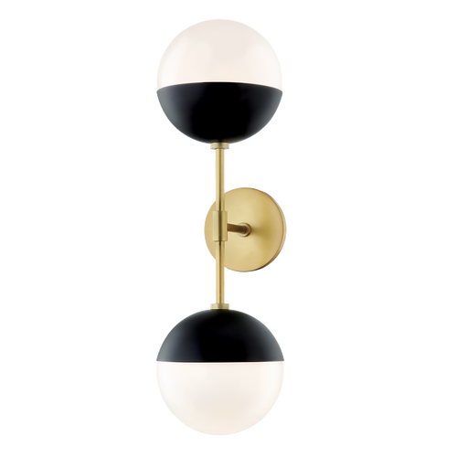 Bryant Large Wrapped Double Tail Sconce - TOB2584 | Visual
