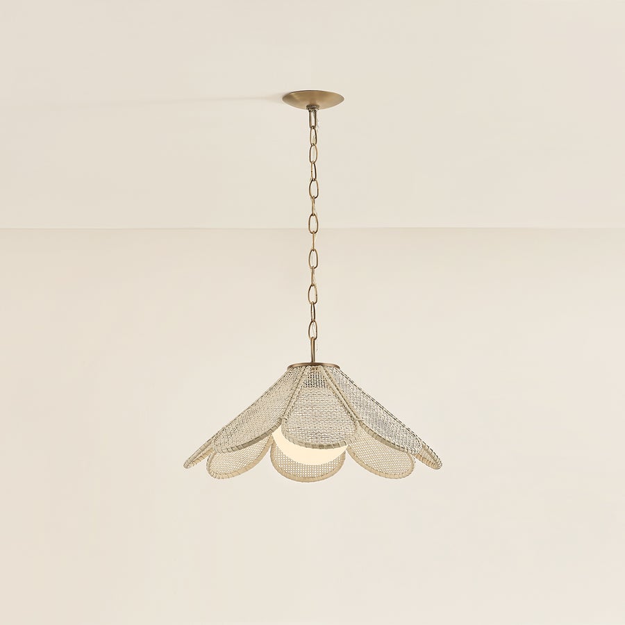 Troy Lighting Petal Pendant — F3324-PBR
