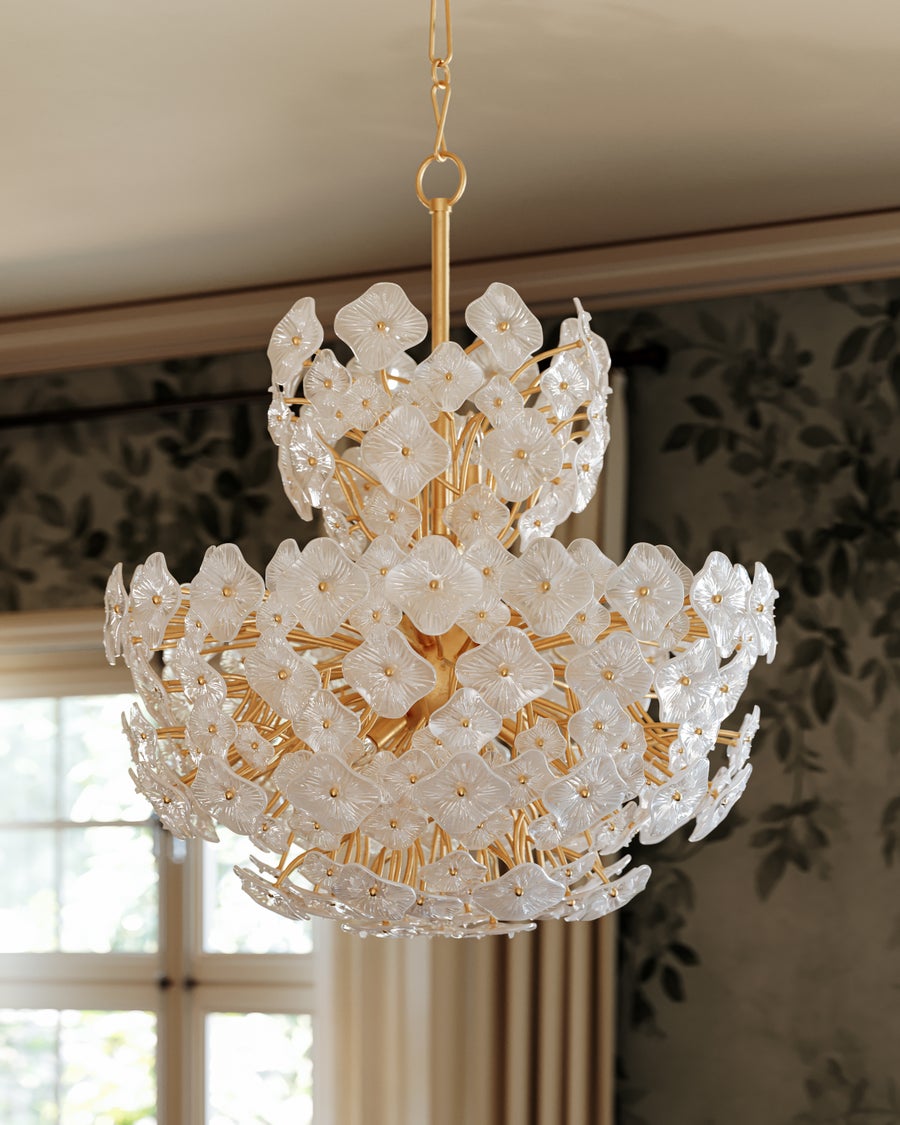 Hudson Valley Lighting BARRYTOWN Chandelier — Vintage Gold Leaf