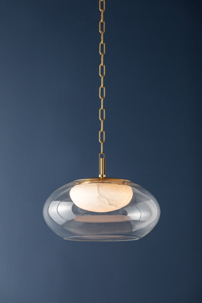 Hudson Valley Lighting MOORE Pendant — Aged Brass