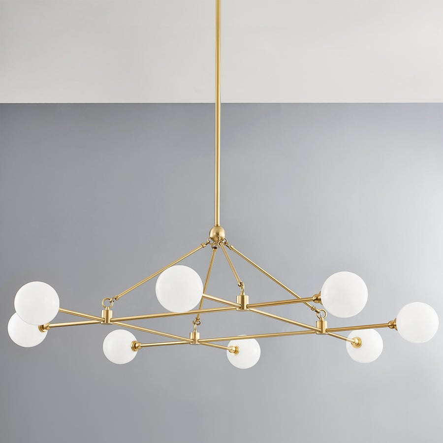 Hudson Valley Lighting Andrews Chandelier — Aged Brass