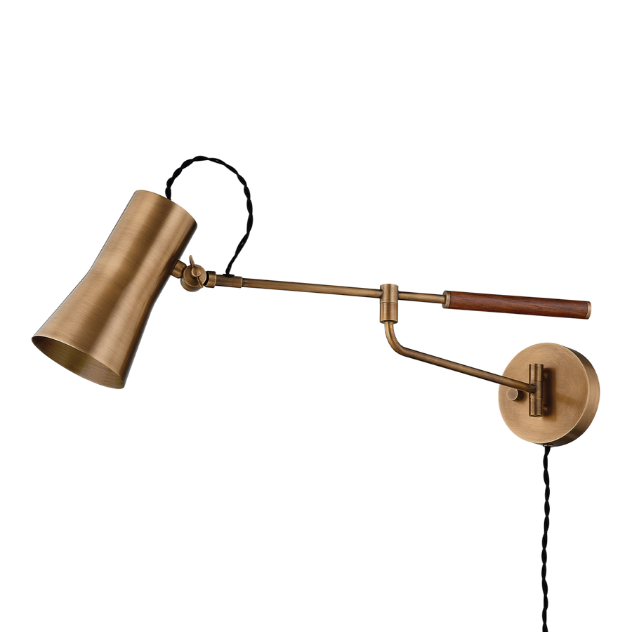 Troy Lighting NOVEL Plug-in Sconce — PTL1308-PBR