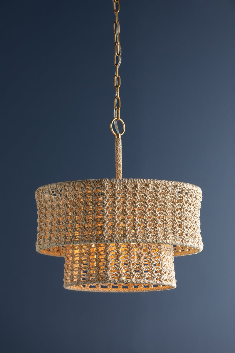 Hudson Valley Lighting YORKHILL PENDANT — Vintage Gold Leaf