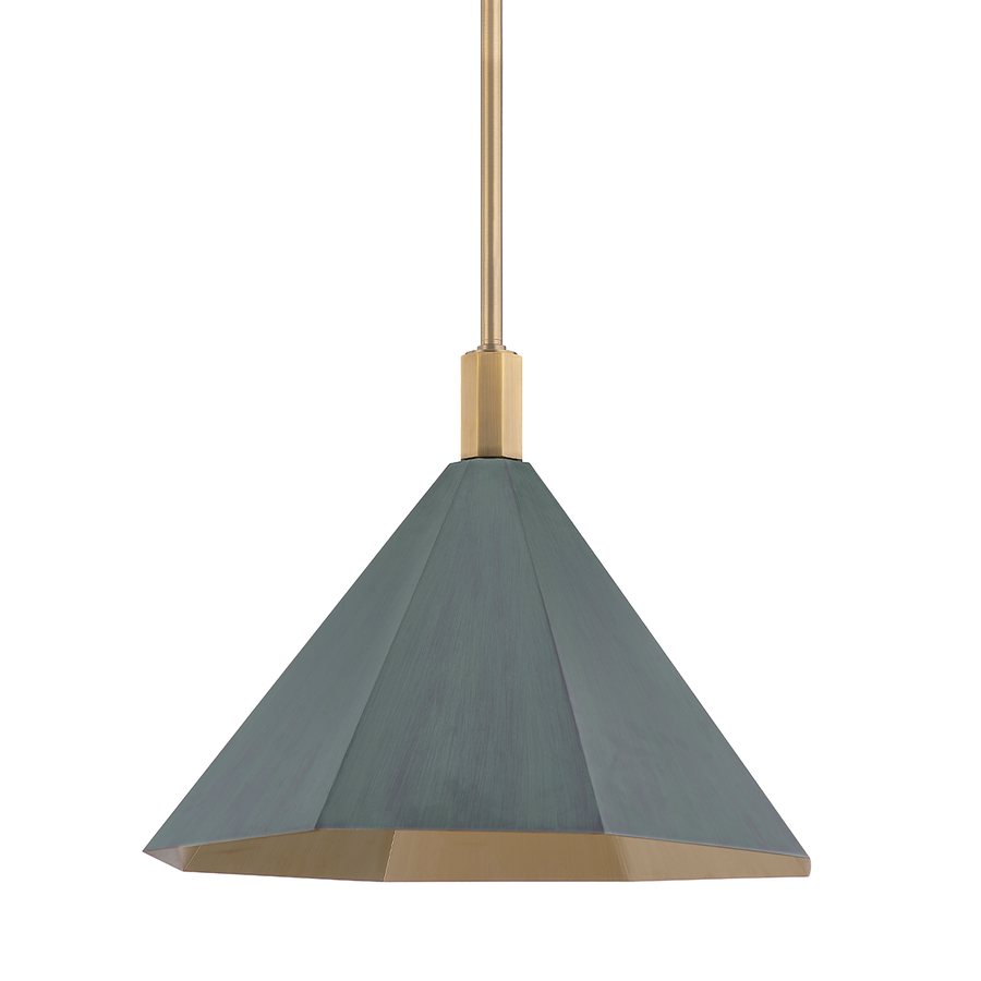 Troy Lighting HUNTLEY Pendant — F8322-PBR/VER
