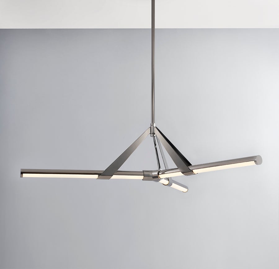 Hudson Valley Lighting Jonas Chandelier — Black Nickel