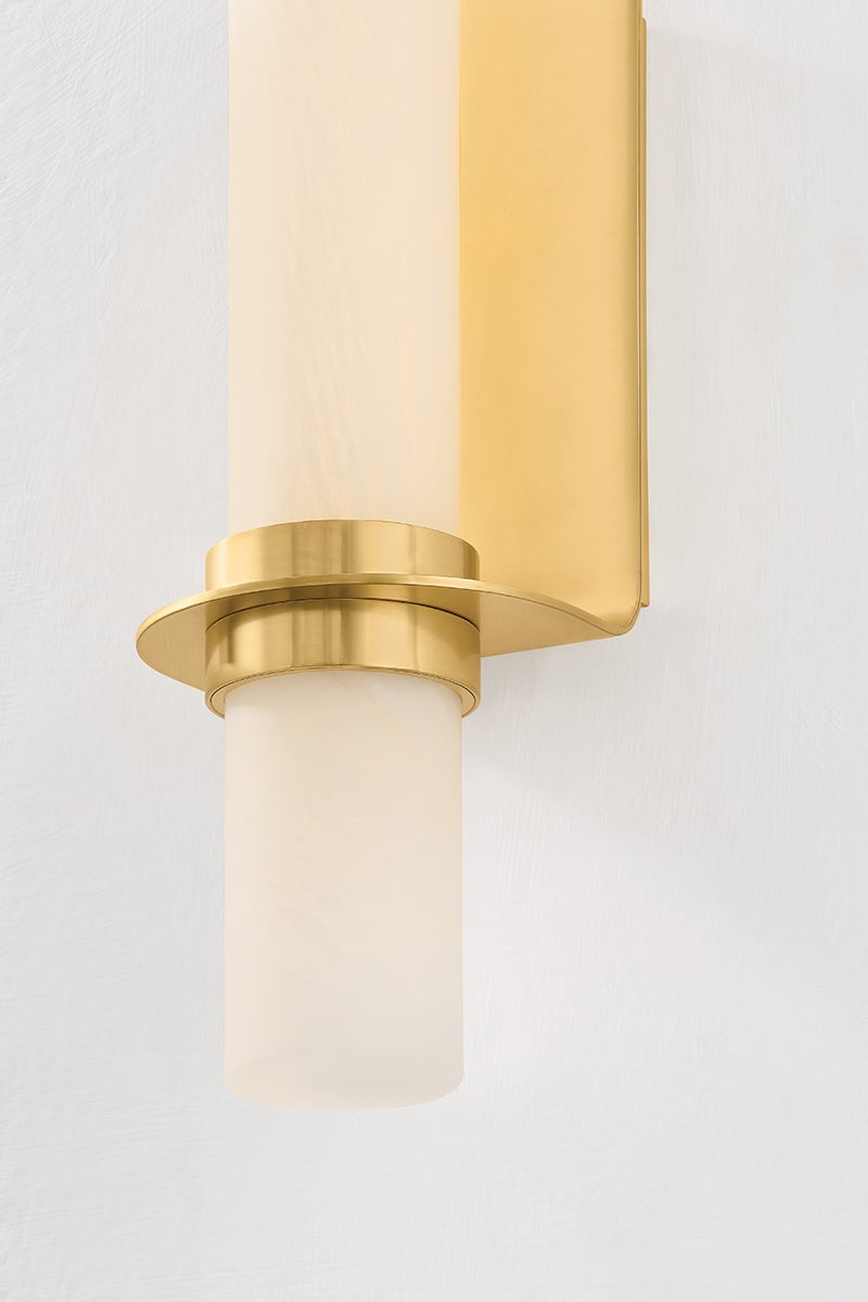 Hudson Valley Lighting GROVELAND STATION Wall Sconce — Aged Brass