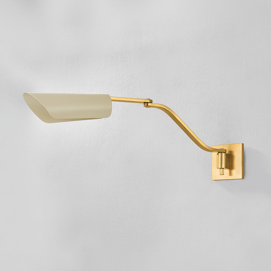Hudson Valley Lighting DOUGLASTON WALL SCONCE — 6810-AGB/SSD