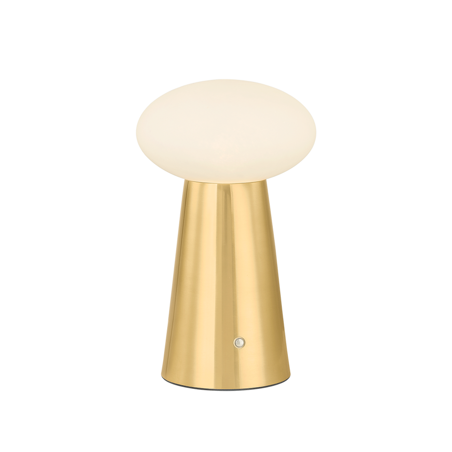 Hudson Valley Lighting CASHEL Rechargeable Table Lamp — Aged Brass