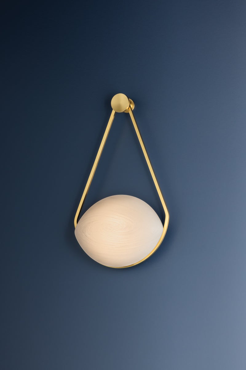 Hudson Valley Lighting BLAINA Wall Sconce — Aged Brass