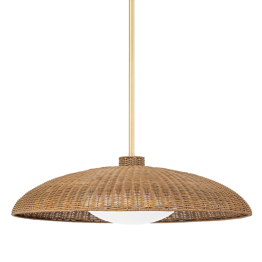 Hudson Valley Lighting Delano Pendant — Vintage Gold Leaf