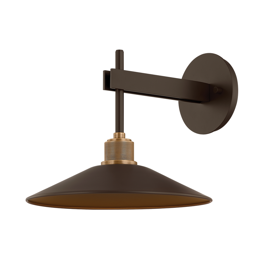 Troy Lighting Harac Exterior Wall Sconce — B7810-PBR/BRZ