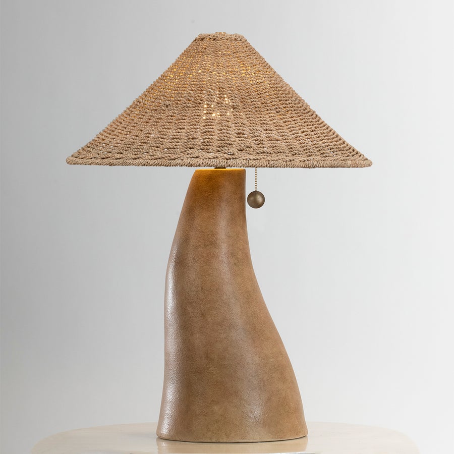 Troy Lighting Seyla TABLE LAMP — PTL1128-PBR/CAT
