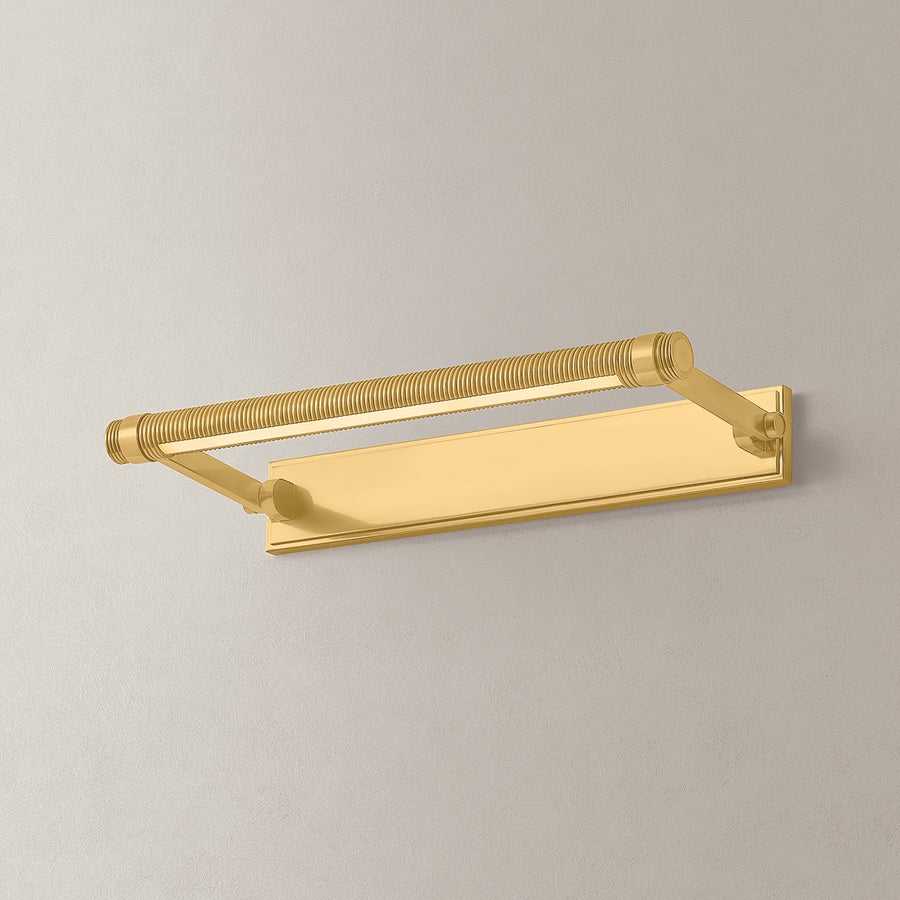 Hudson Valley Lighting Duell Picture Light — Aged Brass