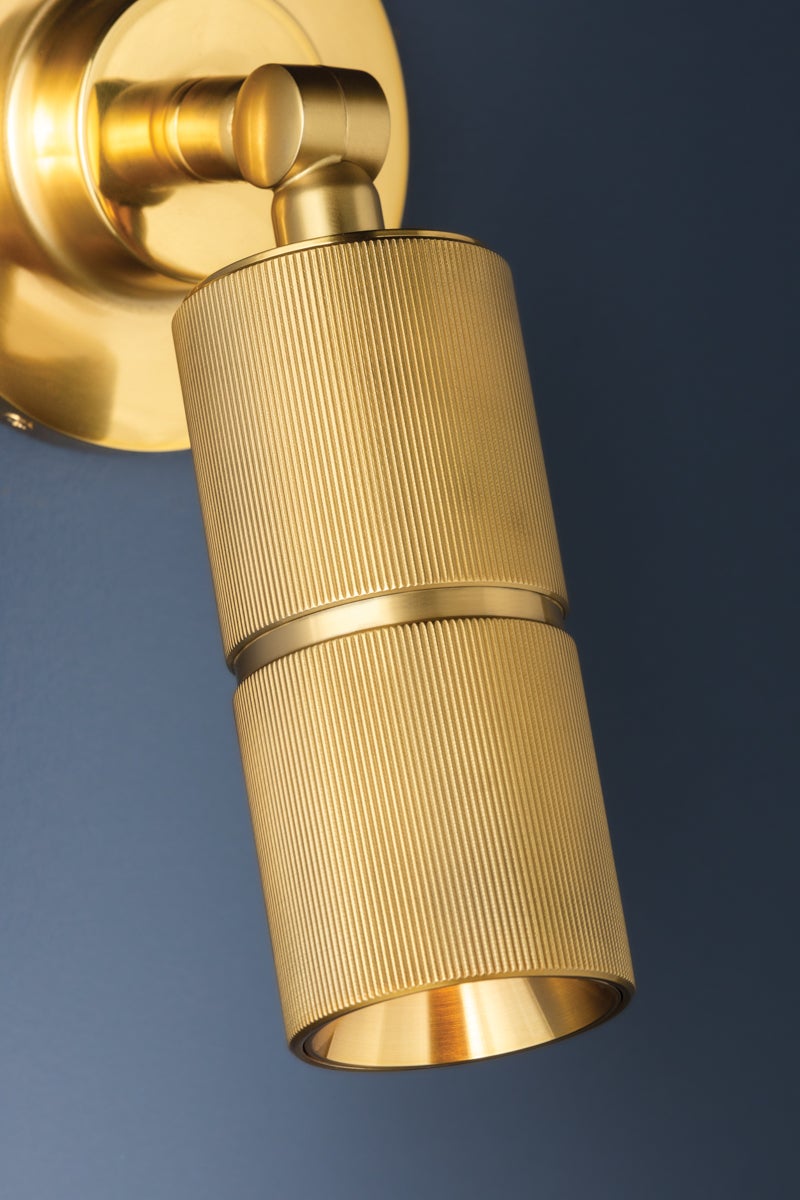 Hudson Valley Lighting TRUETT Wall Sconce — Aged Brass