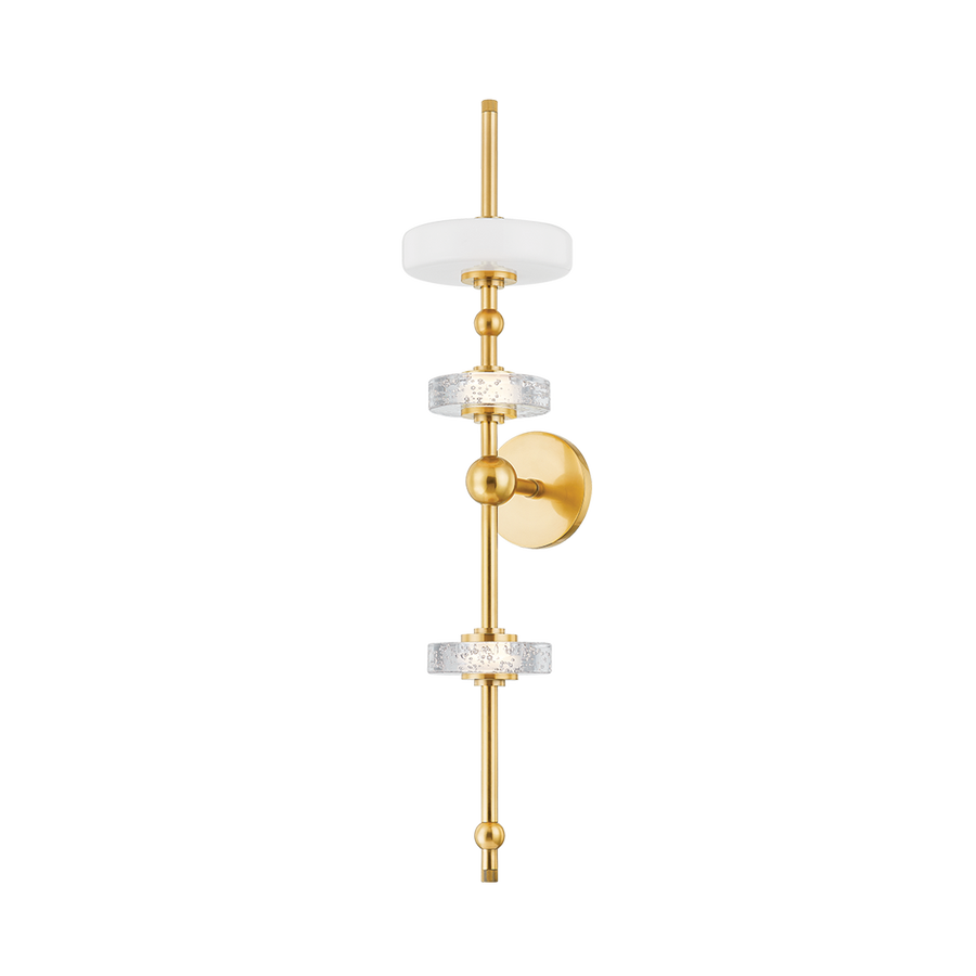 Hudson Valley Lighting MAYNARD WALL SCONCE — Aged Brass
