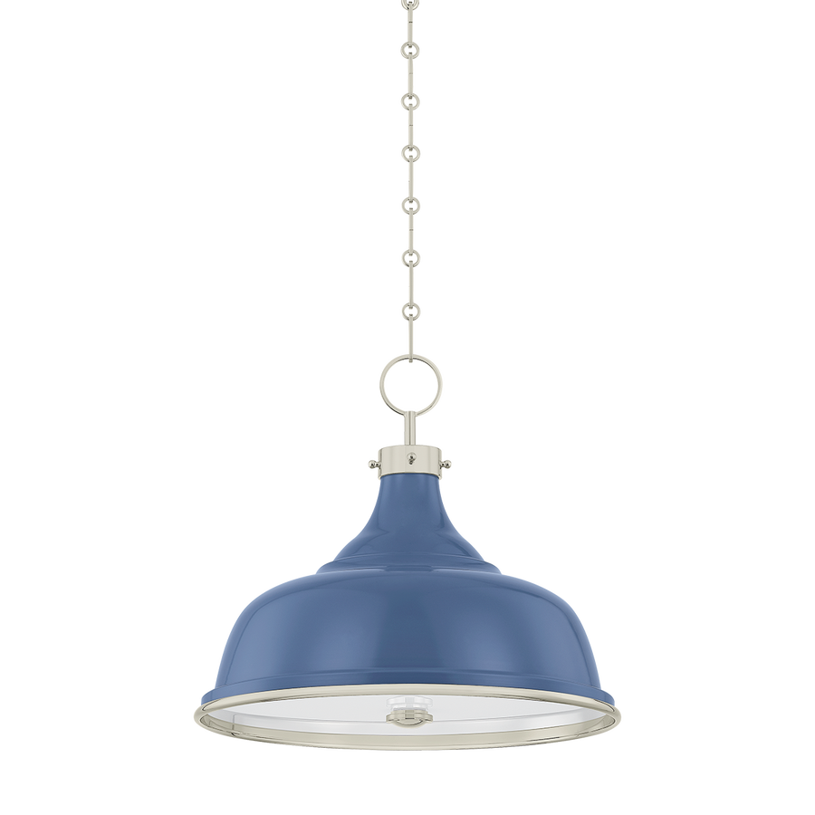 Hudson Valley Lighting Painted No.1 Pendant — MDS300-PN/FBL