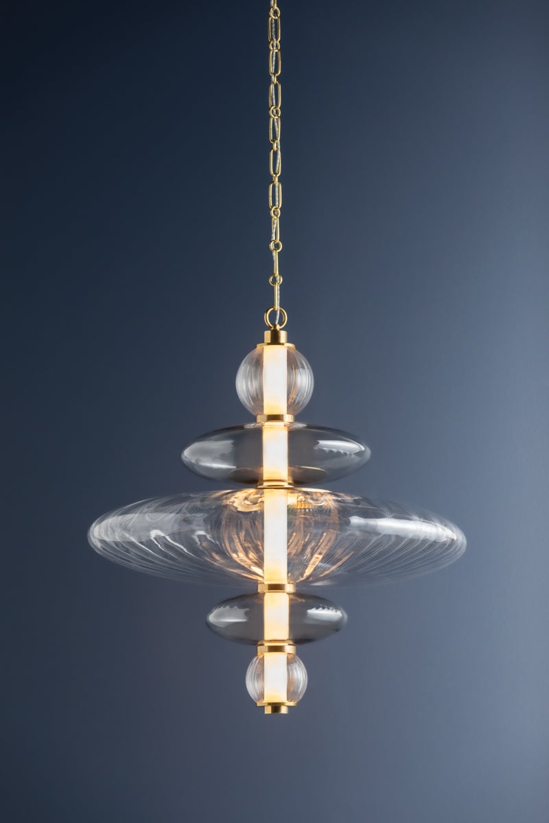 Hudson Valley Lighting WILLIAMS PENDANT — Aged Brass