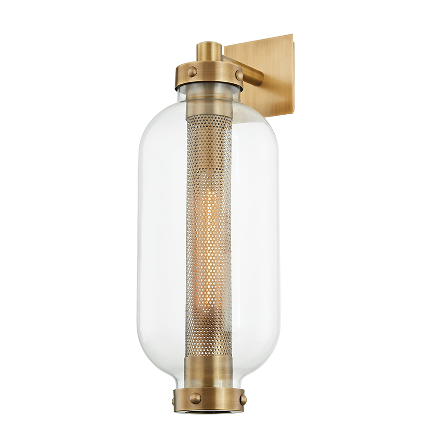Troy Lighting Atwater Exterior Wall Sconce — B7033-PBR
